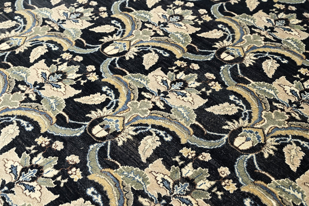 black Oversized rug 9' 1" x 11' 7"