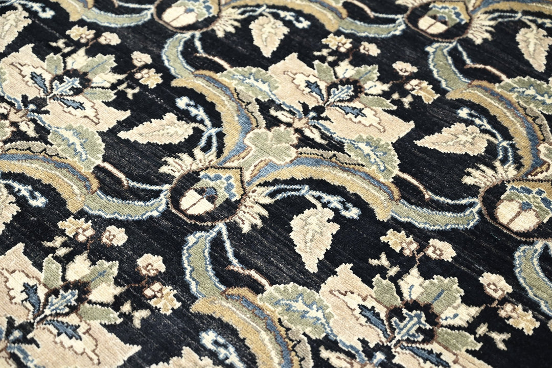 black Oversized rug 9' 1" x 11' 7"