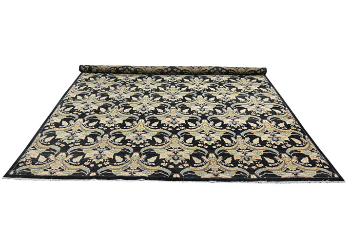 black Oversized rug 9' 1" x 11' 7"