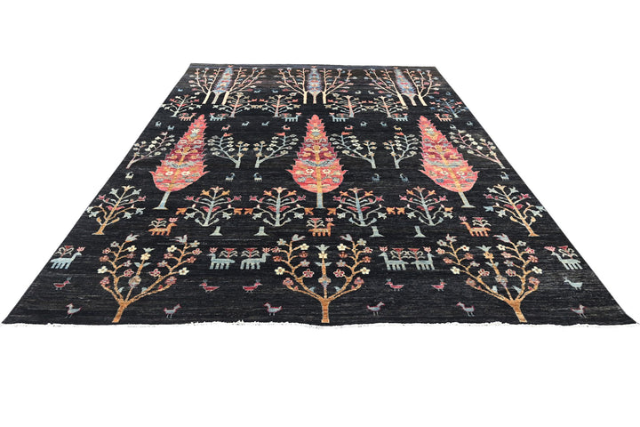 black Large rug 8' 3" x 11' 0"