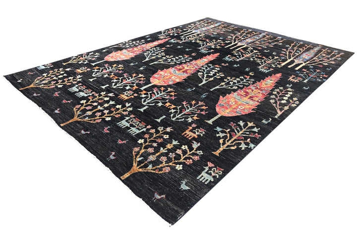 black Large rug 8' 3" x 11' 0"