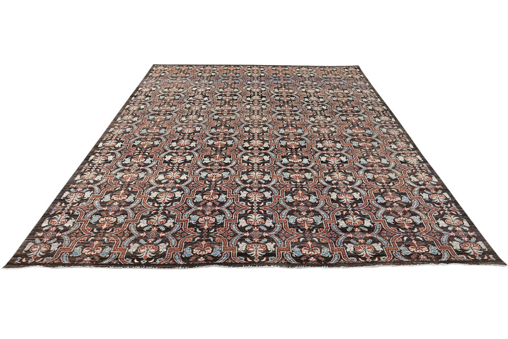 brown Large rug 8' 0" x 10' 4"