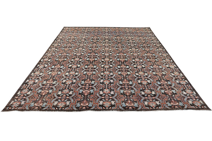 brown Large rug 8' 0" x 10' 4"