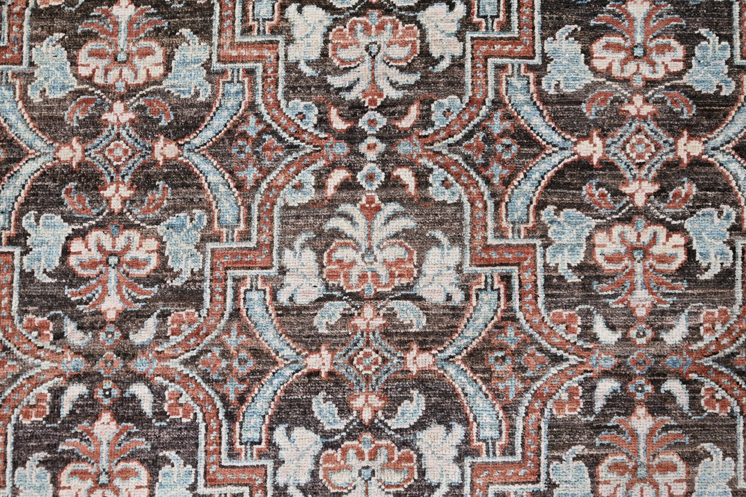 brown Large rug 8' 0" x 10' 4"