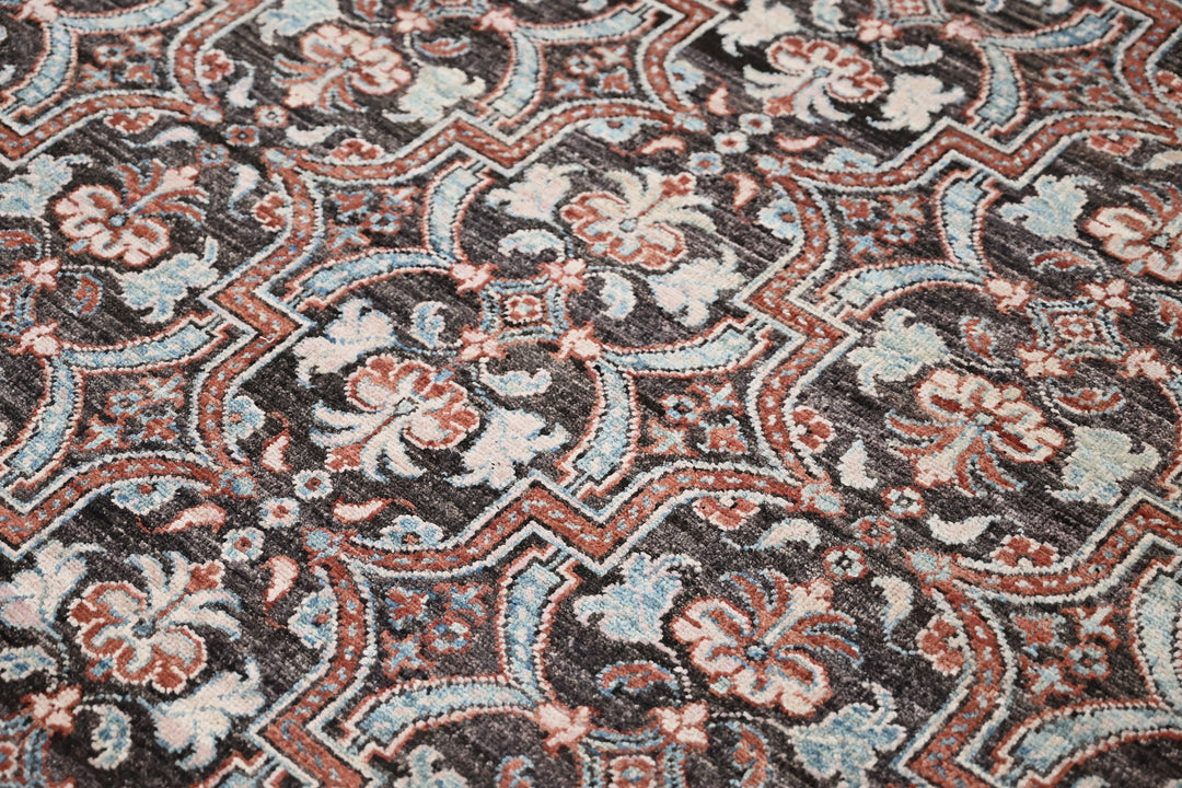 brown Large rug 8' 0" x 10' 4"