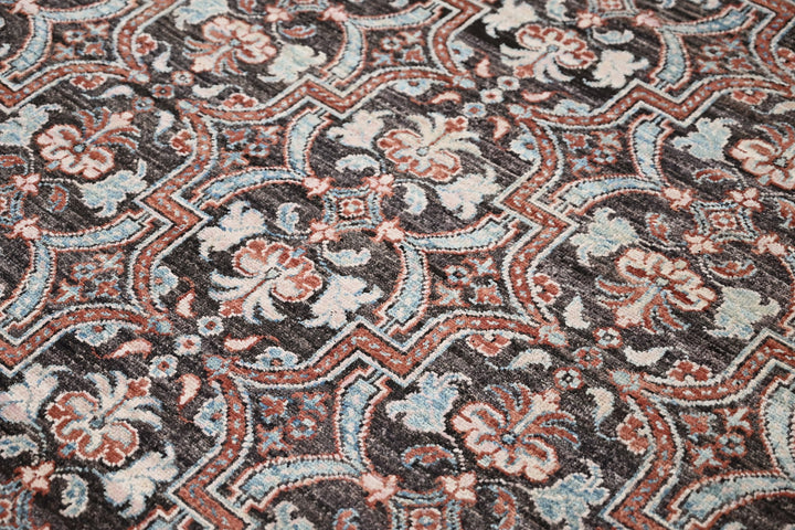 brown Large rug 8' 0" x 10' 4"