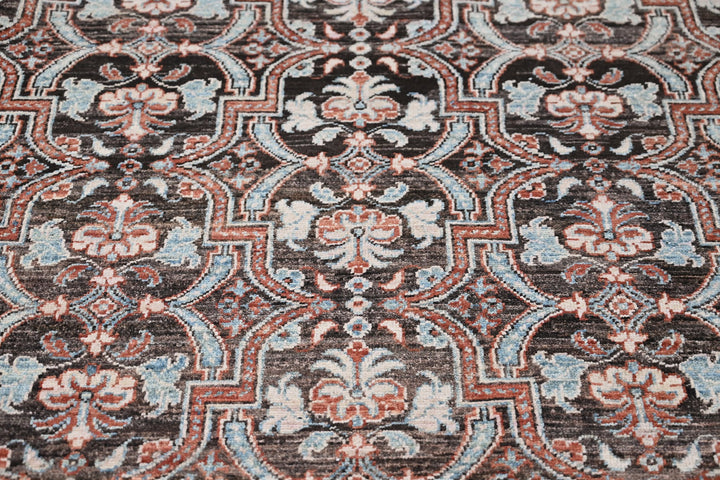 brown Large rug 8' 0" x 10' 4"