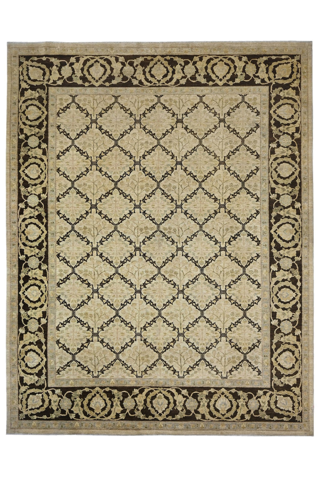 brown Large rug 8' 1" x 10' 4"