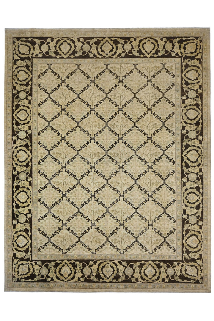 brown Large rug 8' 1" x 10' 4"