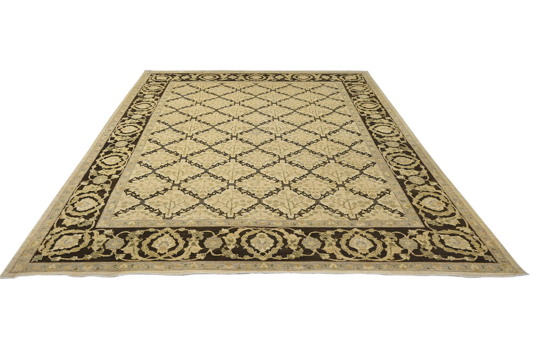 brown Large rug 8' 1" x 10' 4"