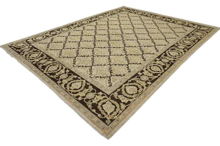 brown Large rug 8' 1" x 10' 4"