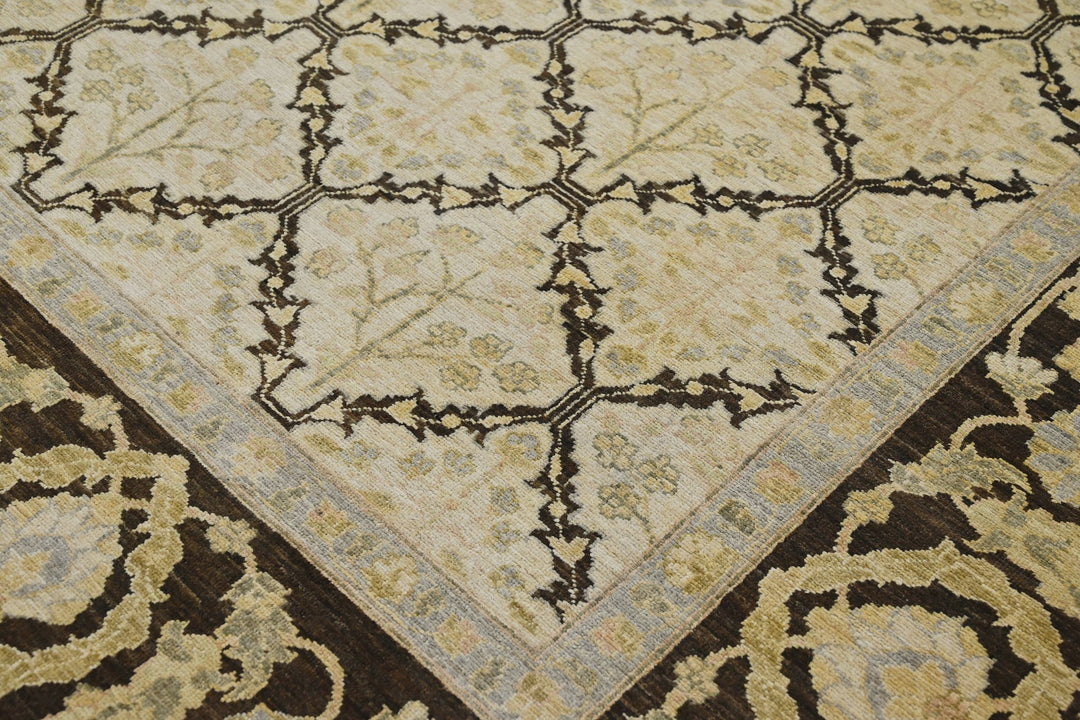 brown Large rug 8' 1" x 10' 4"