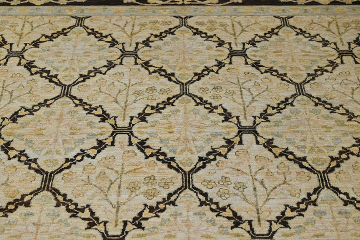 brown Large rug 8' 1" x 10' 4"