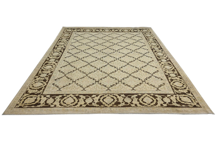 brown Large rug 8' 1" x 10' 4"