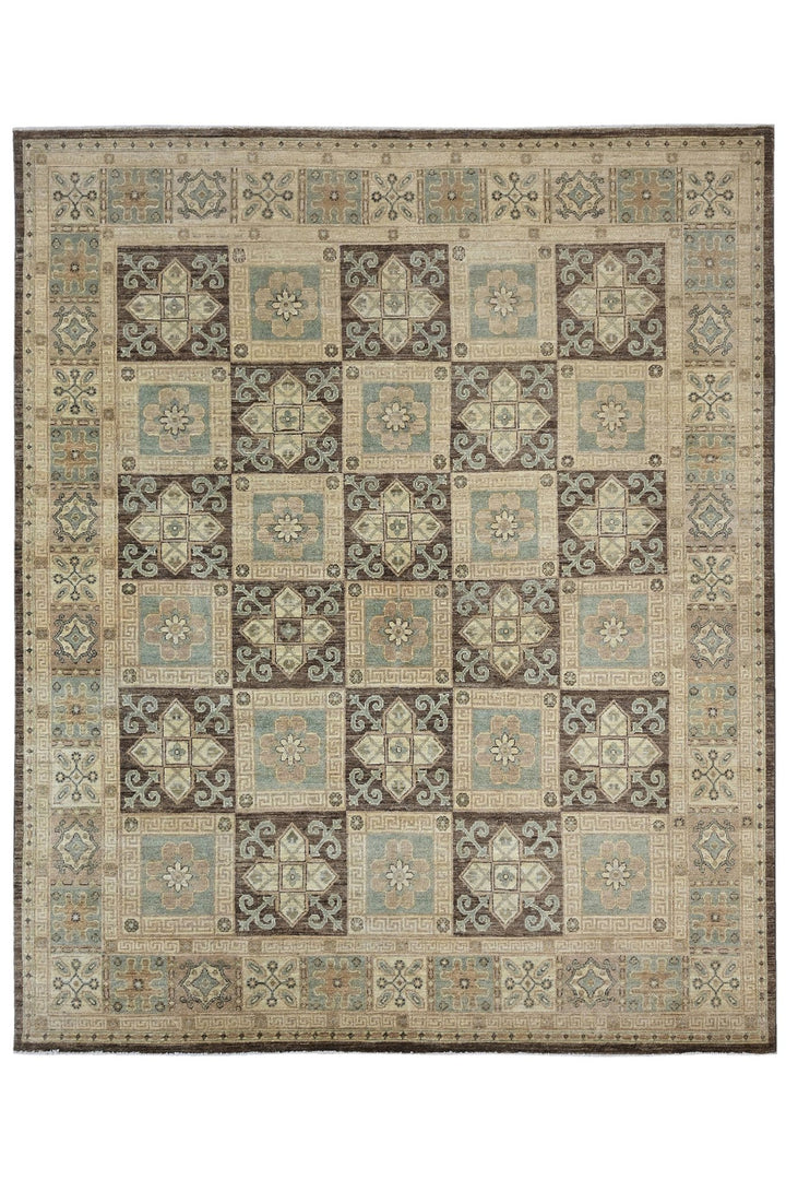 brown Large rug 8' 0" x 9' 8"