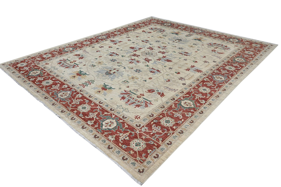 white Large rug 8' 1" x 9' 11"