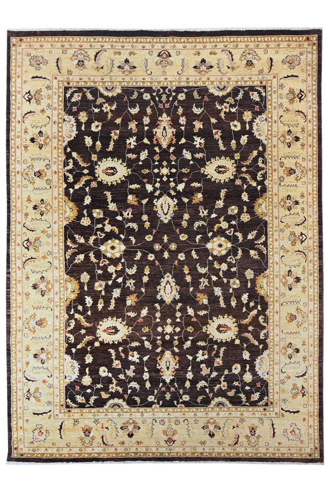 brown Large rug 8' 2" x 11' 3"
