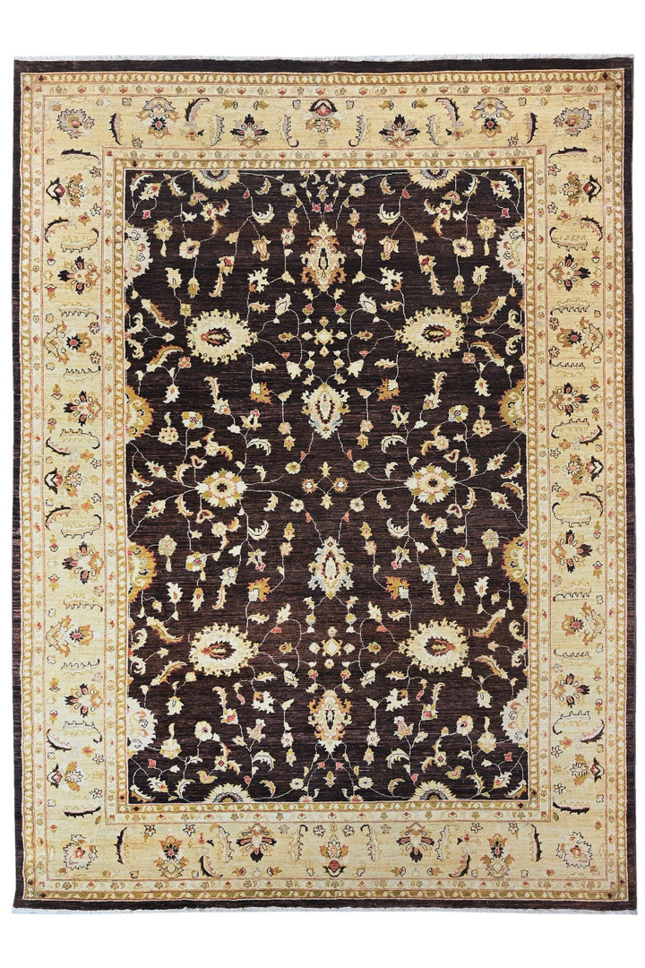 brown Large rug 8' 2" x 11' 3"