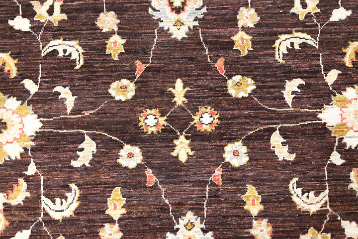 brown Large rug 8' 2" x 11' 3"