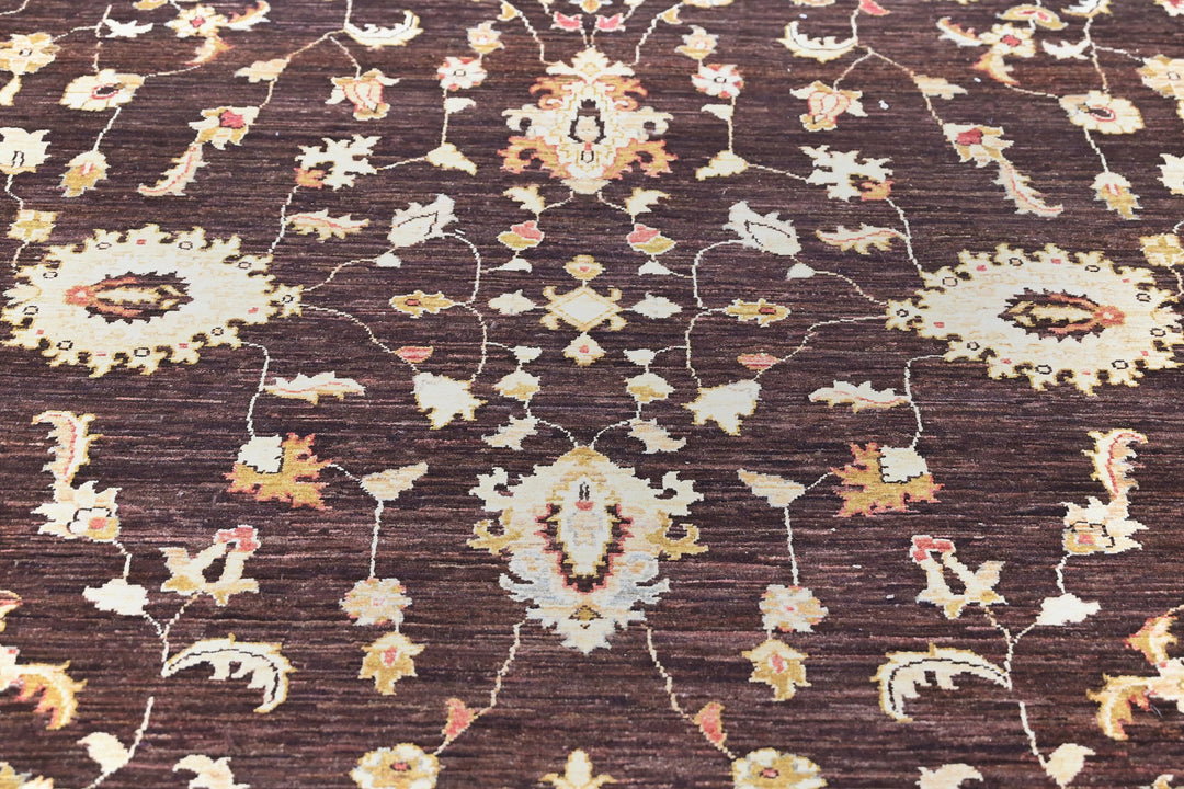 brown Large rug 8' 2" x 11' 3"