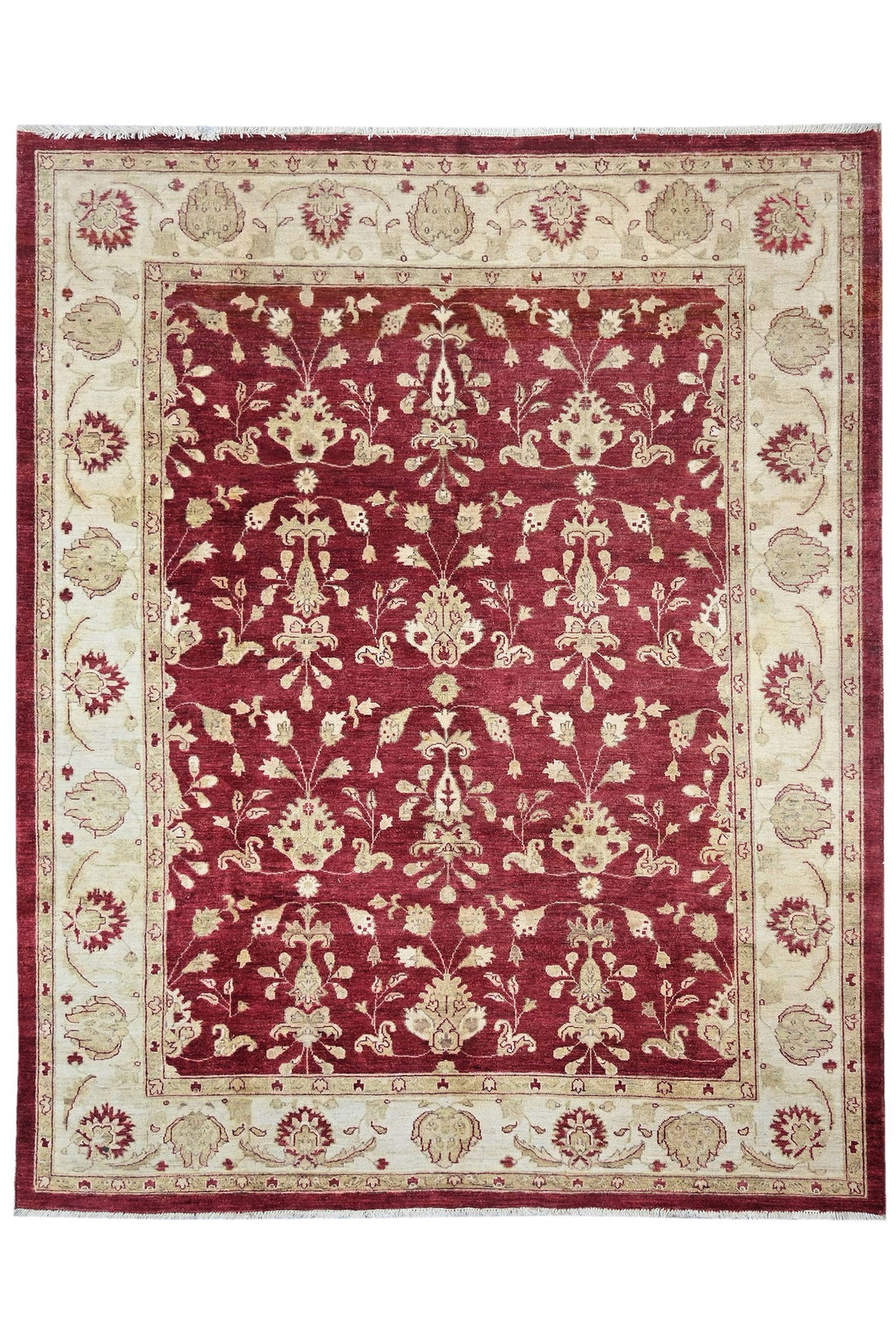 red Large rug 7' 10" x 9' 10"