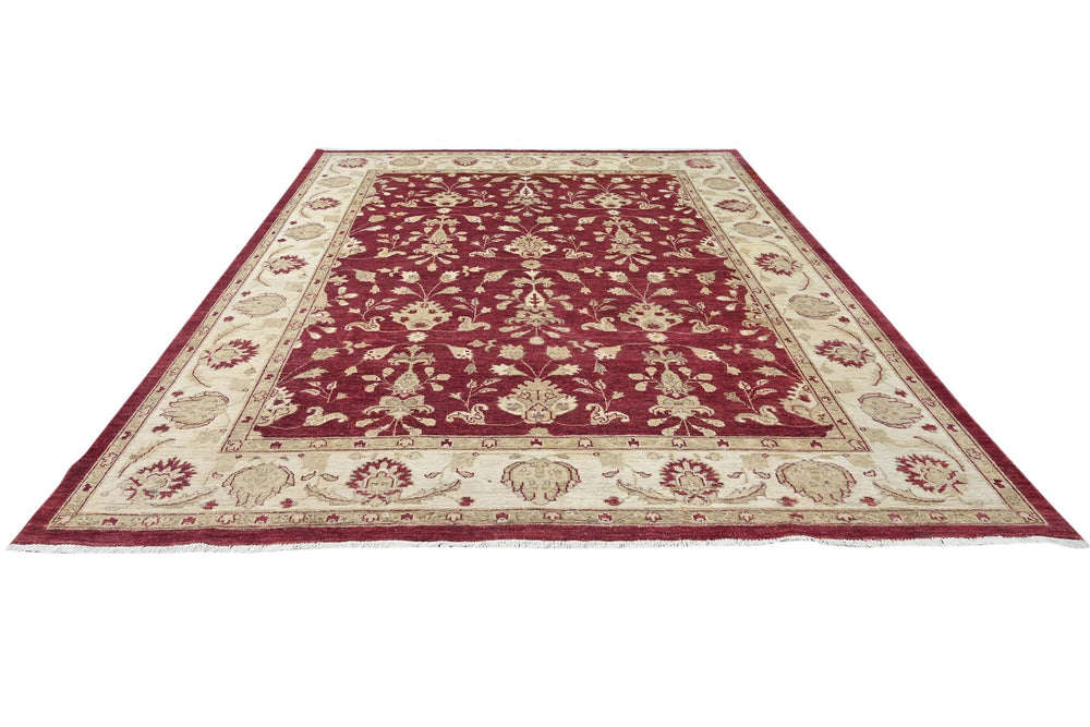 red Large rug 7' 10" x 9' 10"