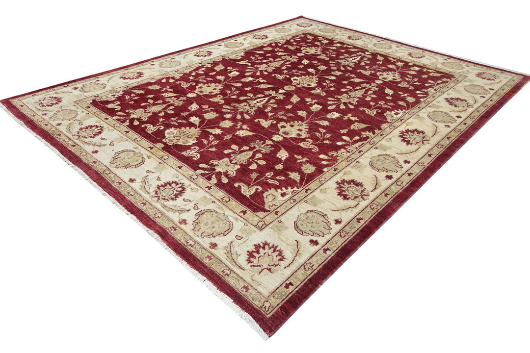 red Large rug 7' 10" x 9' 10"