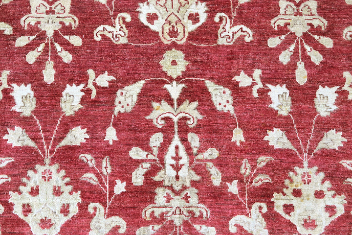 red Large rug 7' 10" x 9' 10"