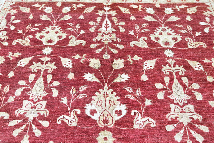 red Large rug 7' 10" x 9' 10"