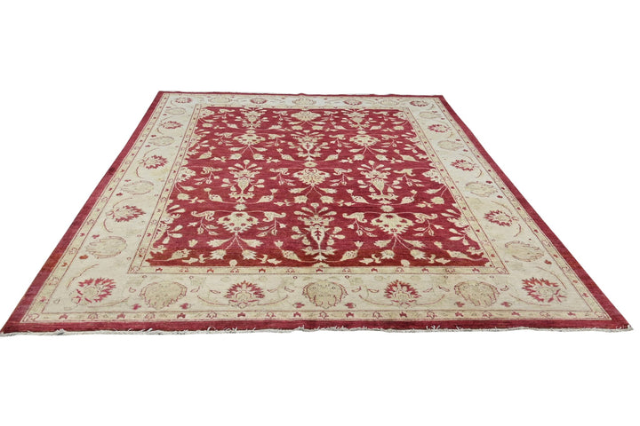 red Large rug 7' 10" x 9' 10"