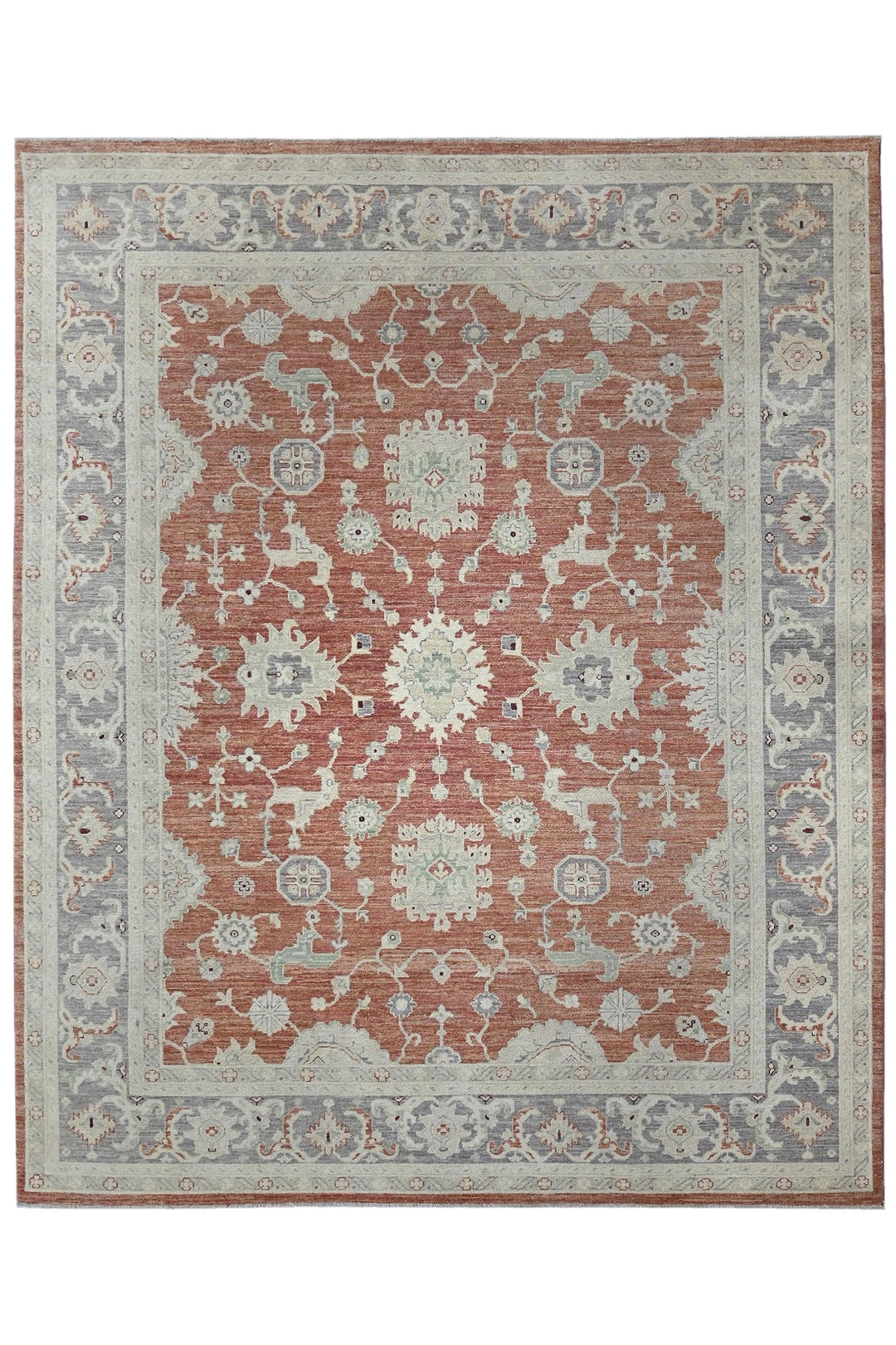 red Large rug 7' 10" x 9' 8"