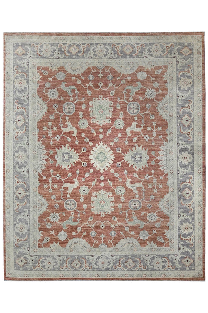 red Large rug 7' 10" x 9' 8"
