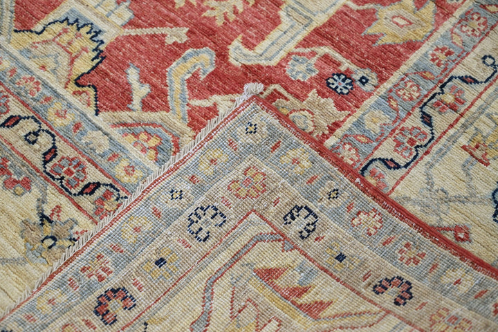red Large rug 8' 2" x 9' 11"