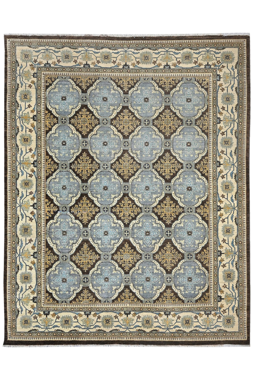brown Large rug 8' 0" x 10' 1"
