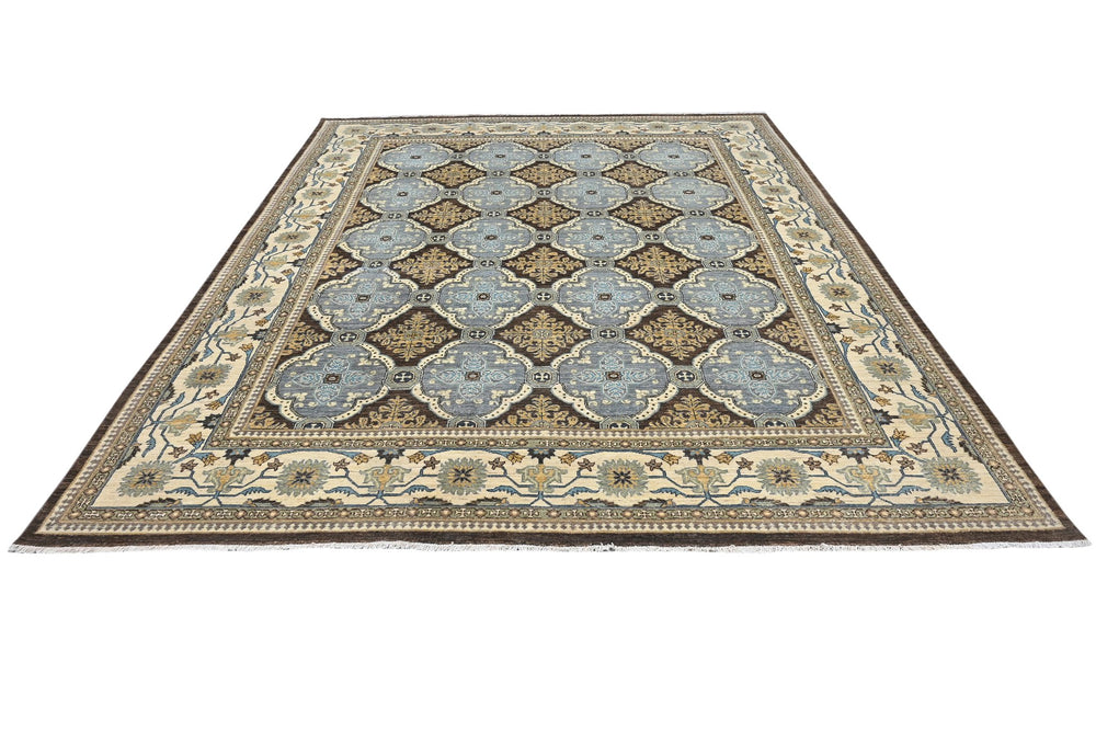 brown Large rug 8' 0" x 10' 1"