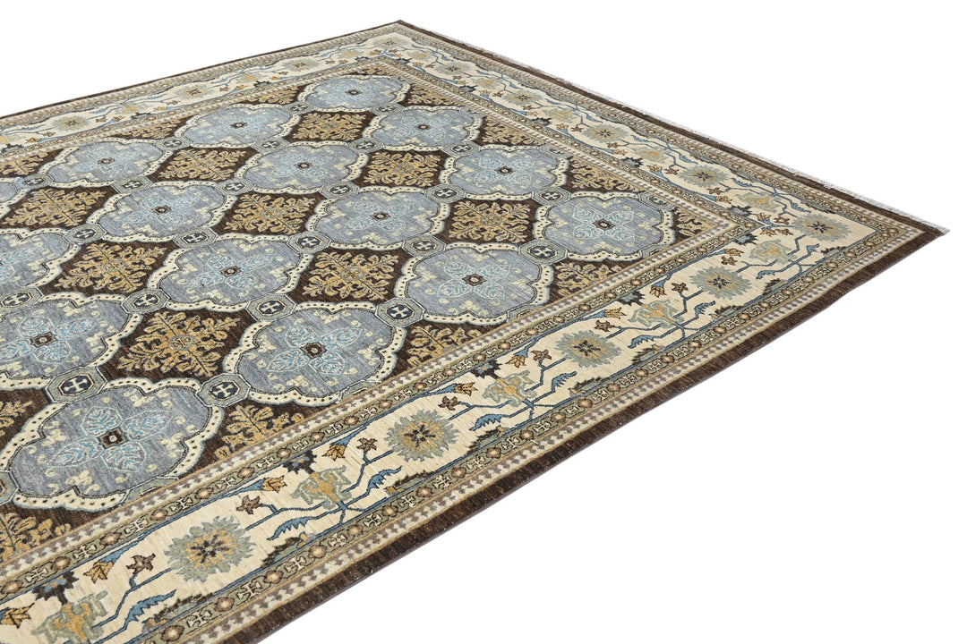 brown Large rug 8' 0" x 10' 1"