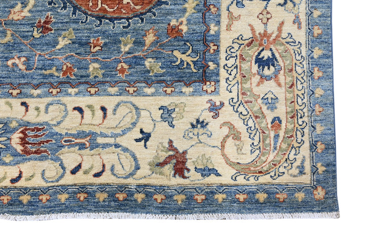 blue Large rug 8' 0" x 9' 10"