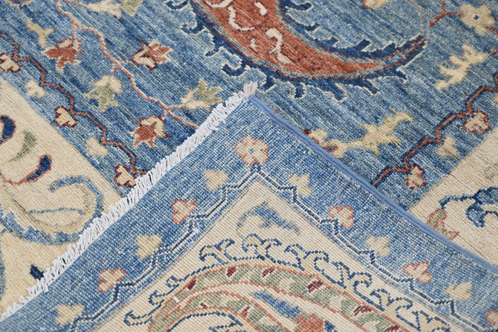 blue Large rug 8' 0" x 9' 10"