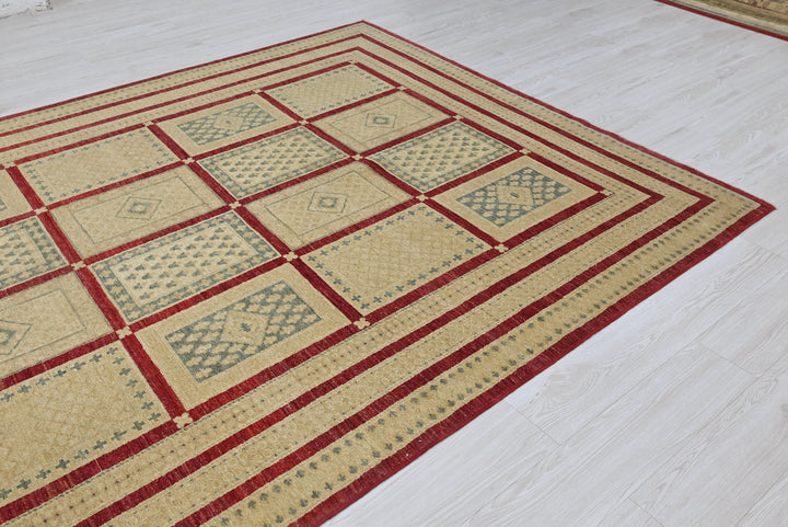 brown Medium rug 6' 6" x 9' 5"