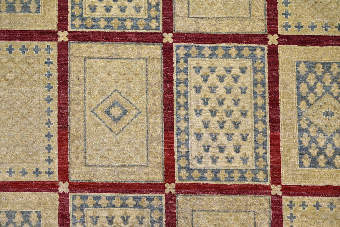 brown Medium rug 6' 6" x 9' 5"