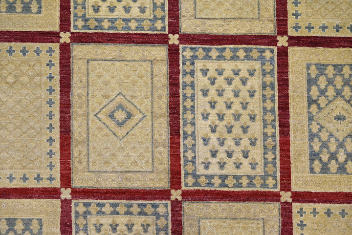 brown Medium rug 6' 6" x 9' 5"
