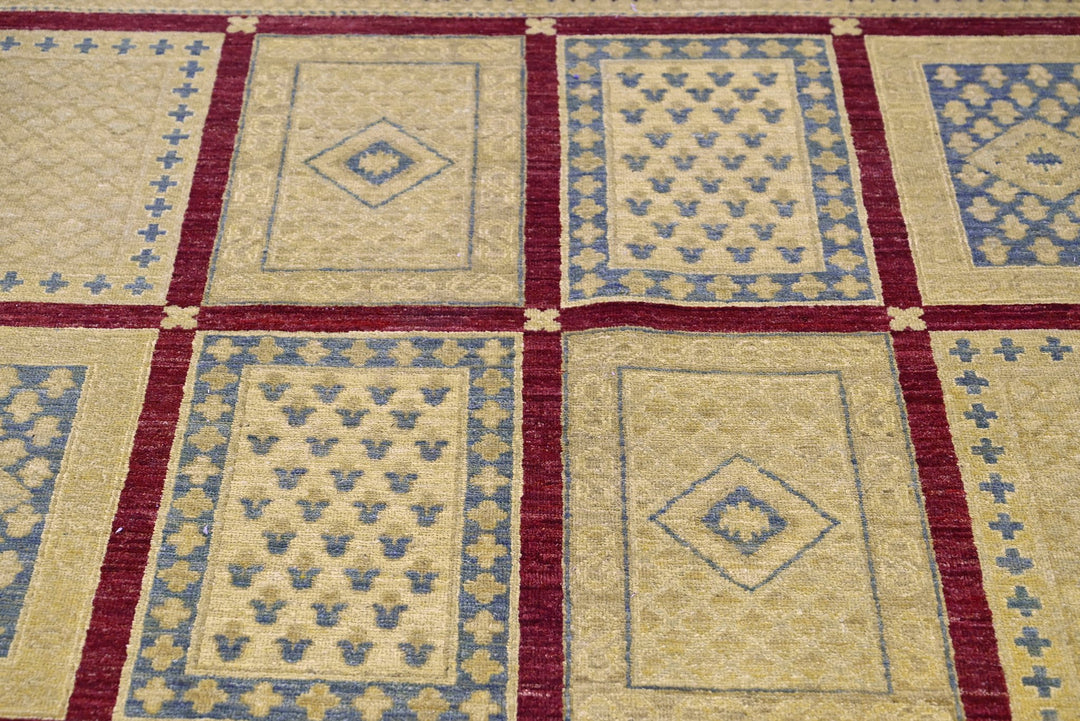 brown Medium rug 6' 6" x 9' 5"