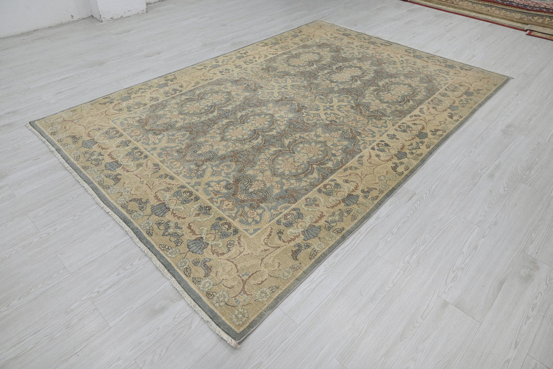 blue Medium rug 6' 1" x 9' 1"