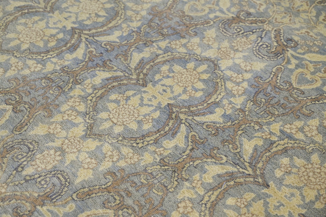 blue Medium rug 6' 1" x 9' 1"