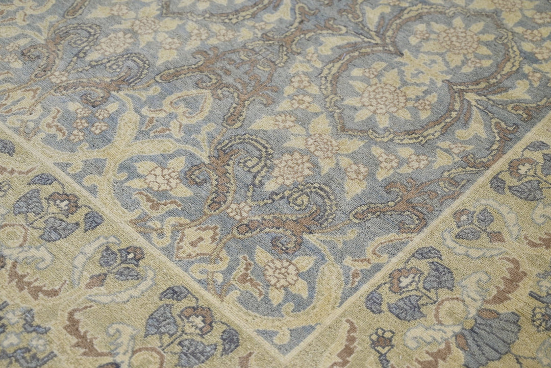 blue Medium rug 6' 1" x 9' 1"