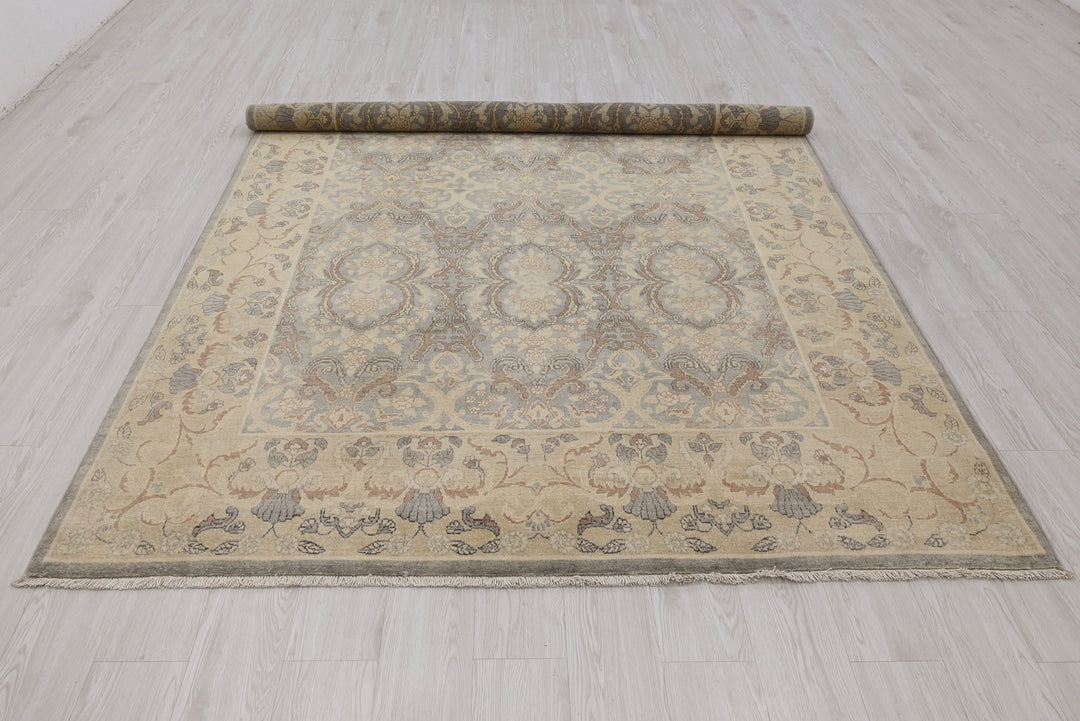 blue Medium rug 6' 1" x 9' 1"