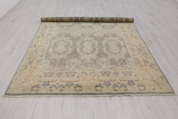 blue Medium rug 6' 1" x 9' 1"