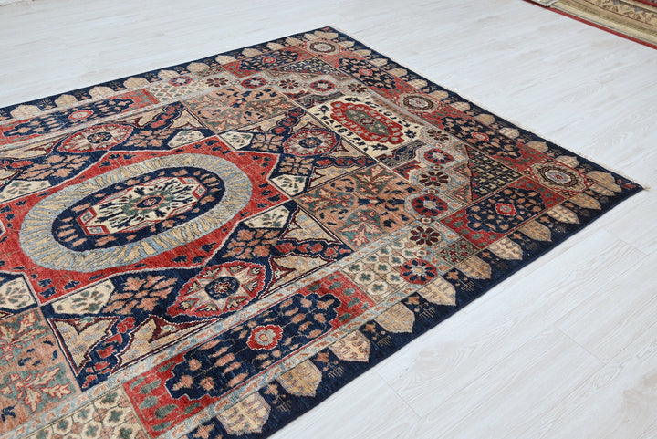 blue Medium rug 5' 11" x 8' 11"