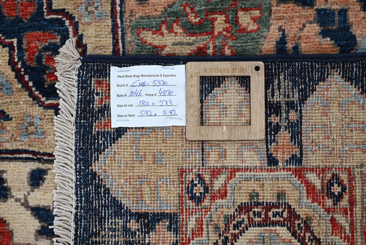 blue Medium rug 5' 11" x 8' 11"
