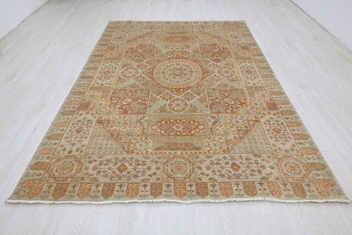 brown Large rug 6' 7" x 9' 8"
